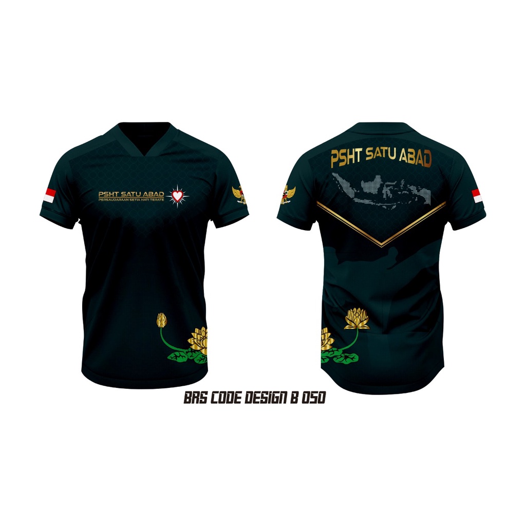 Kaos Jersey Custom PSHT Satu Abad Terate Emas BRS B 050