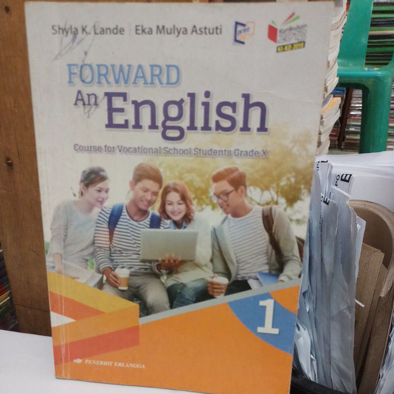 buku bahasa Inggris kelas 10 SMK Erlangga
