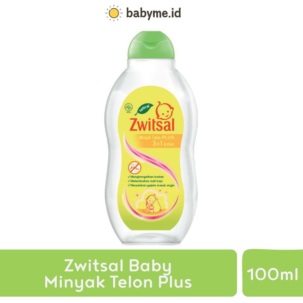 Zwitsal Baby Natural Minyak Telon  Plus 100ml 100 ml