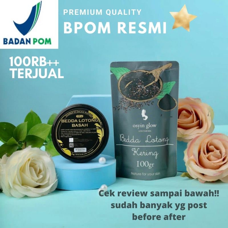 Lulur Bedda Lotong 100 gram osyin glow