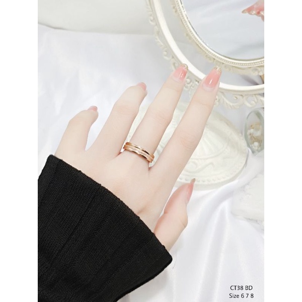 Cincin Titanium Wanita CT38-88 BD