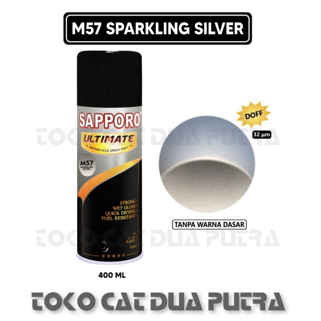 Sapporo Ultimate M57 Sparkling Silver (Doff)