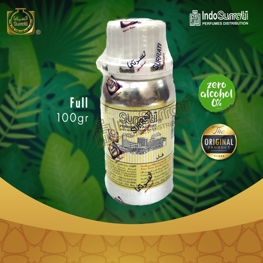 Parfum FULL 100gr | Parfum Surrati | Surrati Perfumes | Bibit Minyak Wangi