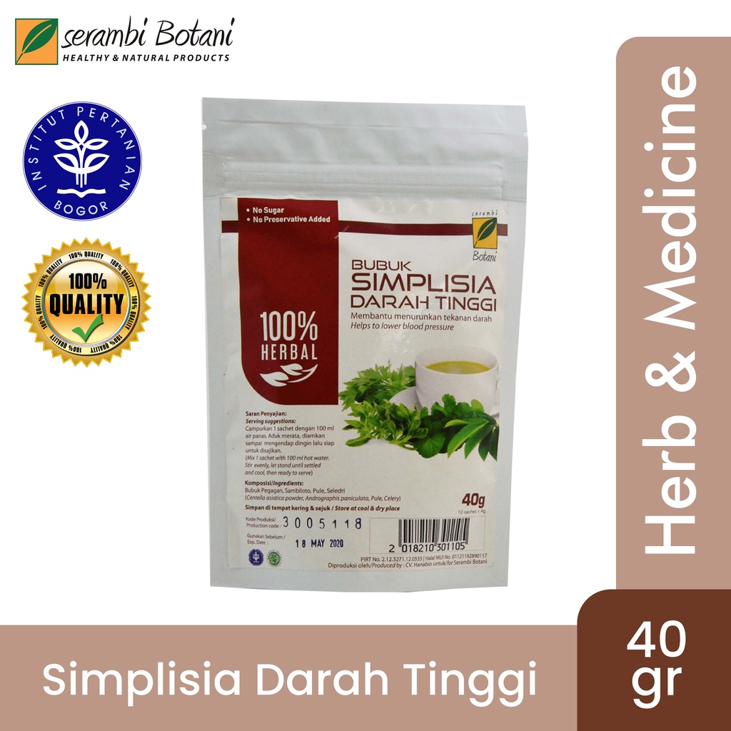 

Simplisia Darah Tinggi 40gr