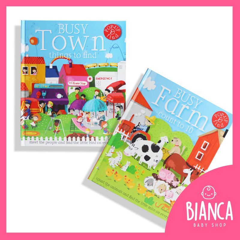 BIANCA - Buku Cerita Anak Pop Up Busy Farm Busy Town