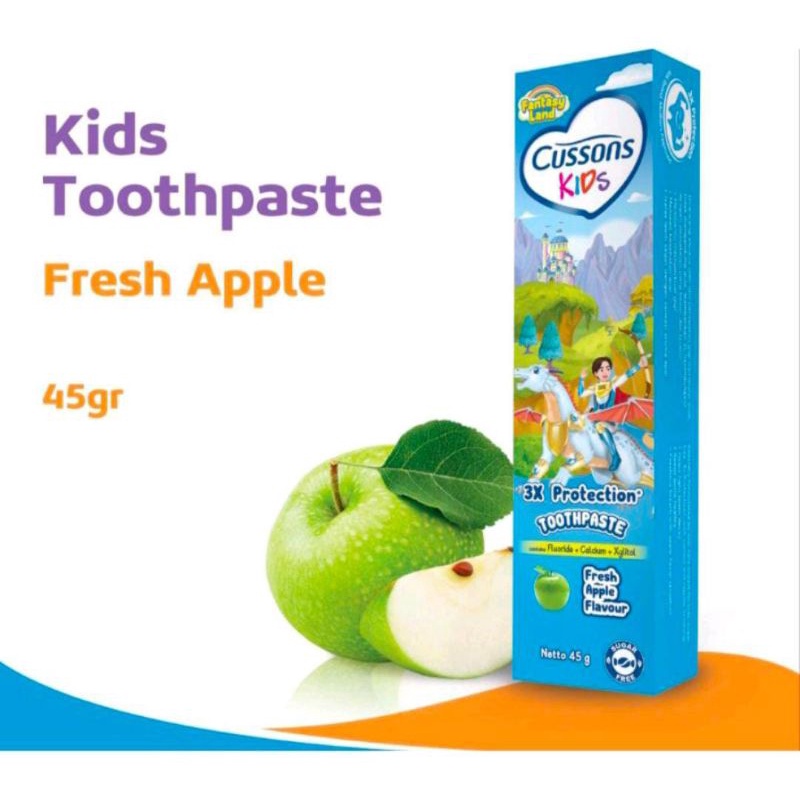 CUSSONS KIDS T.PASTE APPLE &amp; ORANGE 45GR