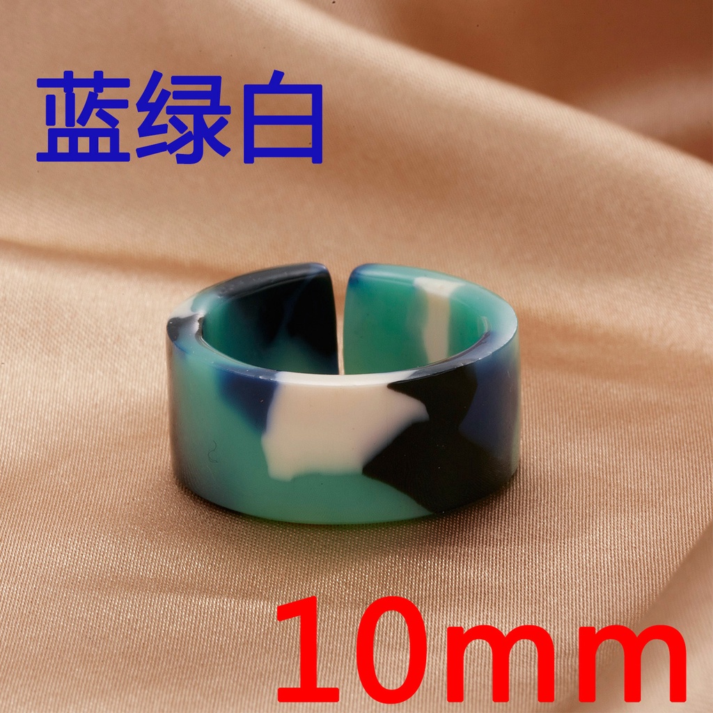 Cincin Model Terbuka Dapat Disesuaikan Bahan Resin Untuk Pria Dan Wanita