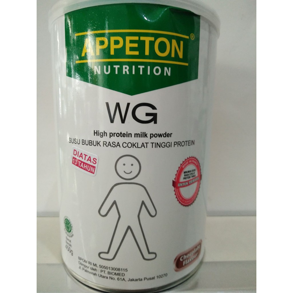 Appeton Nutrition WG Weight Gain High Protein Milk Susu ...