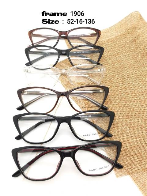 Frame Kacamata 1906 Wanita Terbaru, Kaca mata Minus, Kacamata Anti Radiasi, Kaca mata New Cat Eye