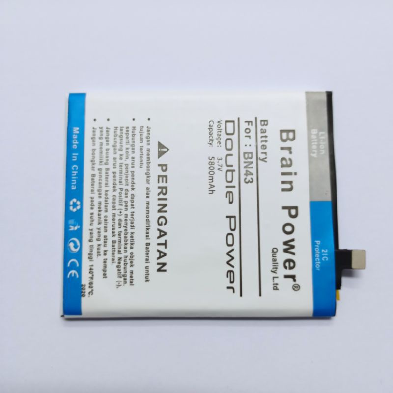 Batre batre battery Xiaomi Redmi Note 4X BN43 Double Power 5800 Mah