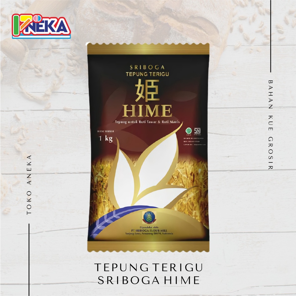 

Tepung Terigu HIME Sriboga 1Kg @dus