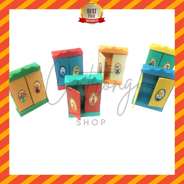 Lemari Pakaian Boneka Barbie 1Pcs/ Furniture Lemari Pakaian Boneka Barbie/ Lemari Plastik Boneka Bar