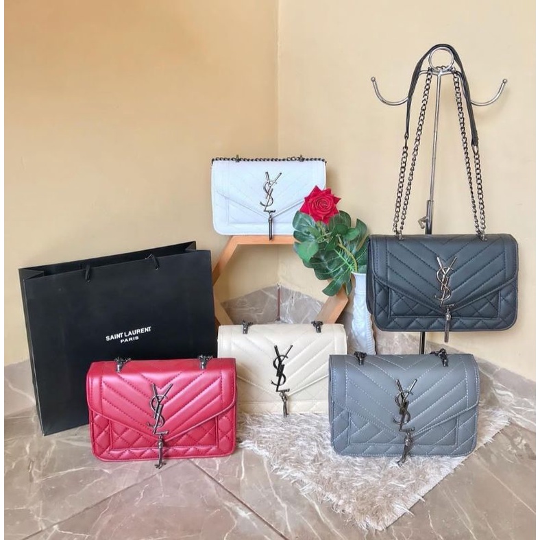 TAS WANITA [ YSL Slingbag Premium ]