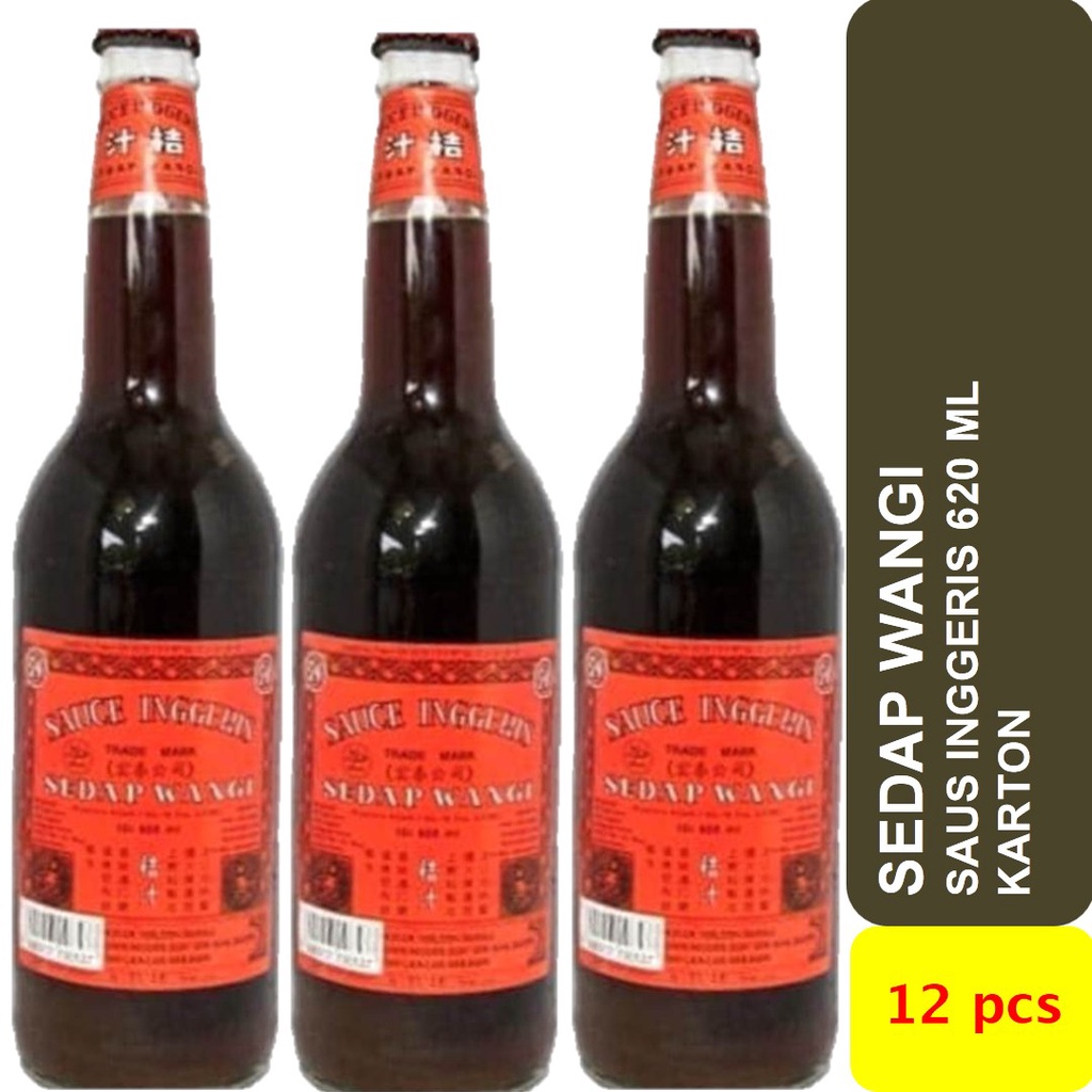 

Sauce Saus Inggeris 600 merk ASIA HARUM SEDAP kemasan Kardus 12 Botol