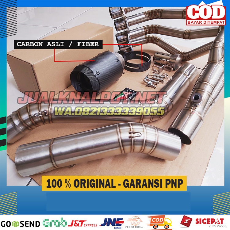 Knalpot ZX25R Austin Racing Carbon Fiber IMPORT Suara MotoGP Full System PNP