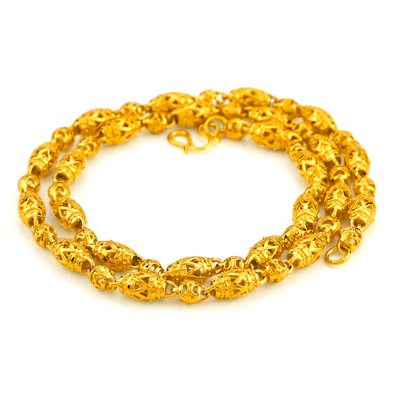 Kalung Rantai Emas Asli Kadar 375 Panjang 60Cm Tebal 7Mm Berat 47G Untuk Pria