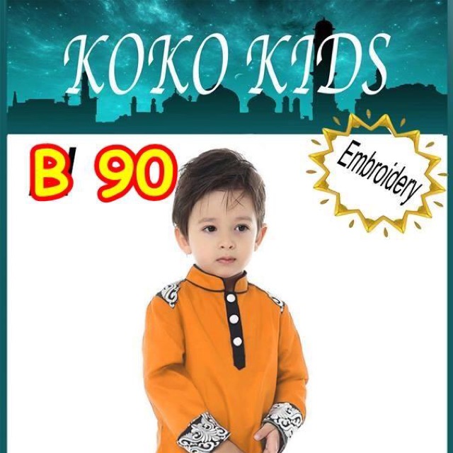 KOKO KIDS B.90 / BAJU ISLAM ANAK uk 9m