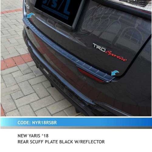 Sillplate Sill Plate Belakang New Yaris 2018 with Reflektor