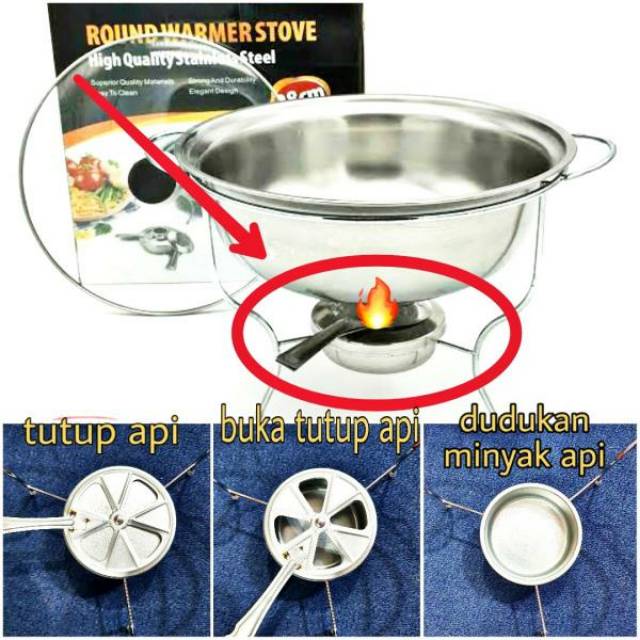 Warmer stove / prasmanan