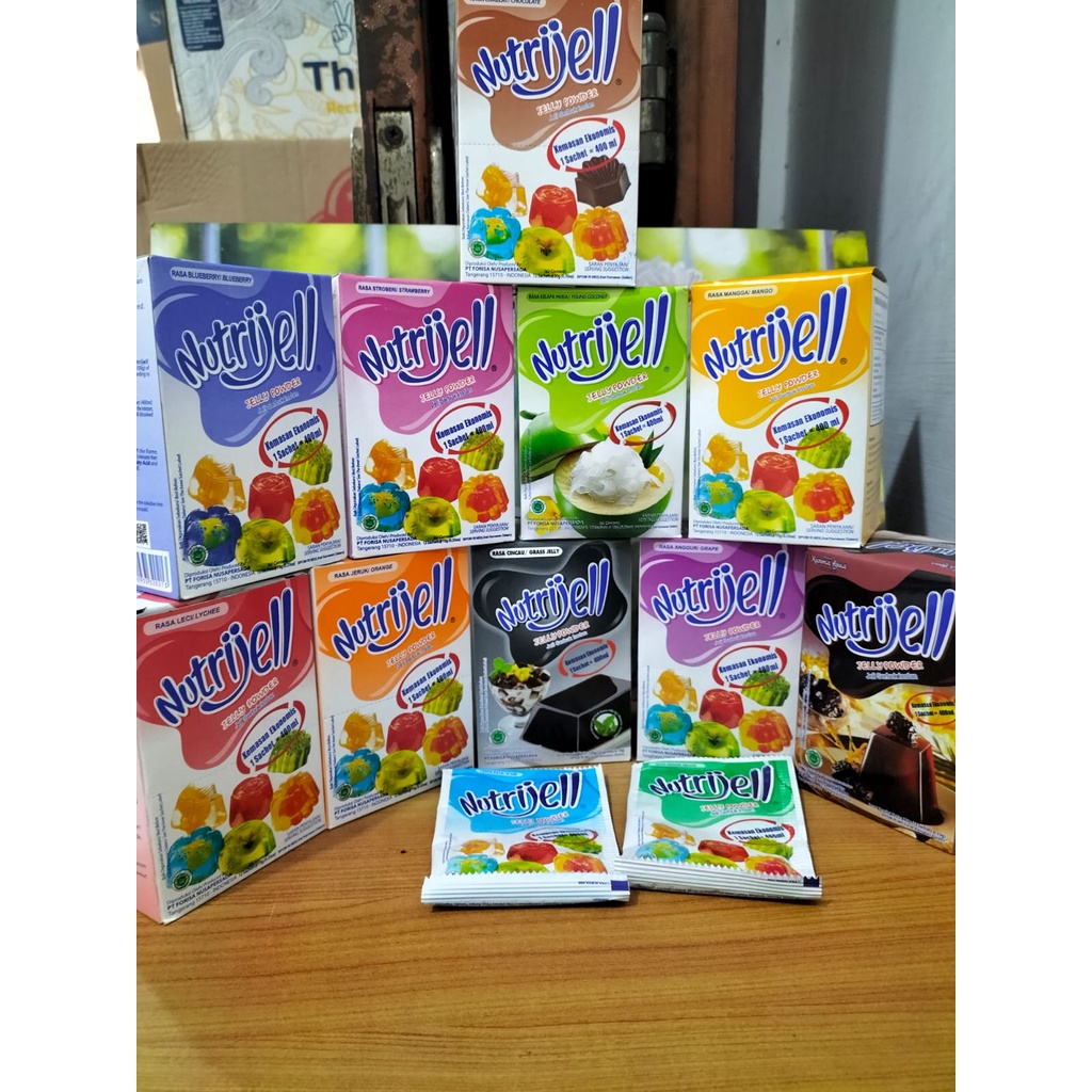 

Nutrijell Jelly Powder Kemasan Ekonomis 1box (12pcs)