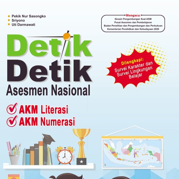 Gramedia Bekasi - Detik-Detik Asesmen Nasional Sd/Mi : Akm Literasi, Akm Numer-1