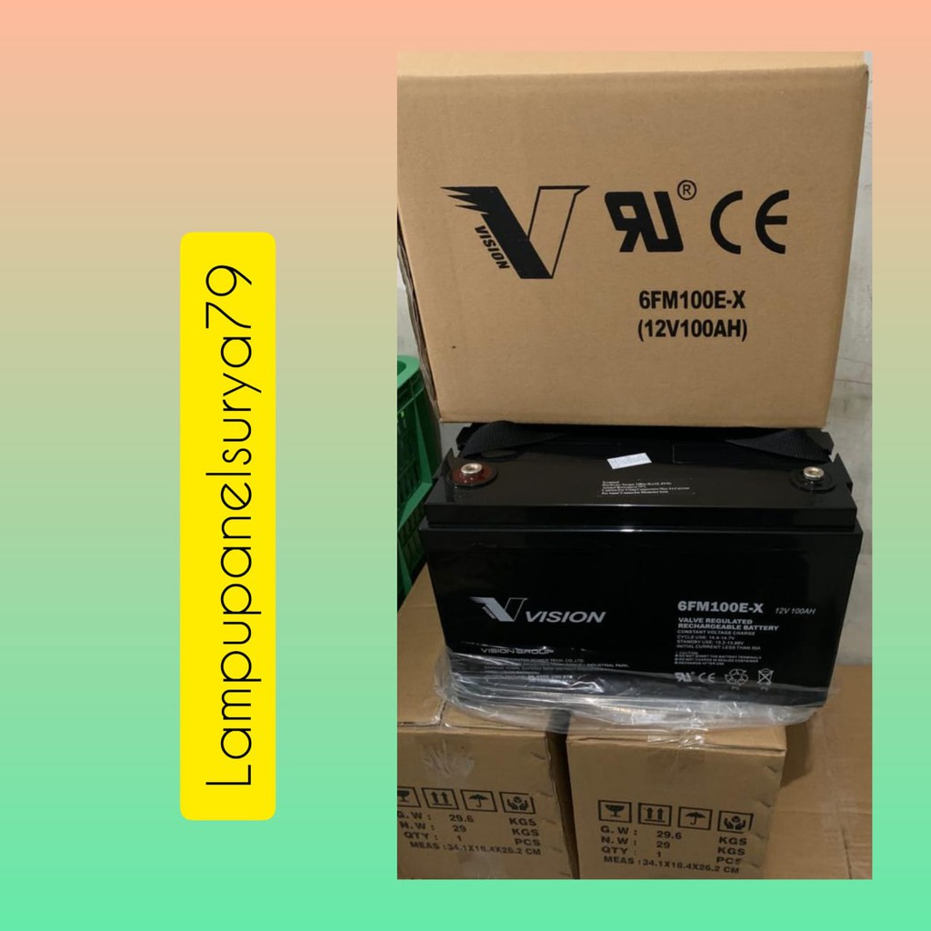 Aki Vision VRLA 100AH