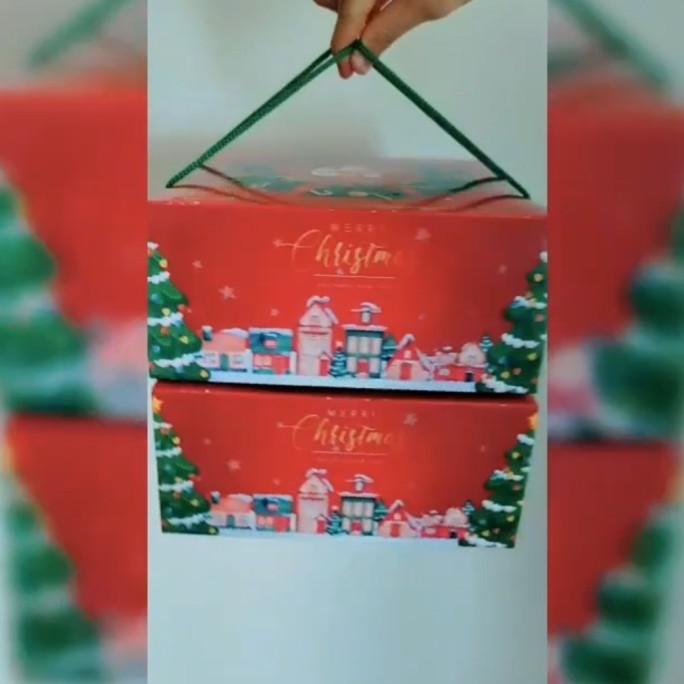 

BOX NATAL - CHRISTMAS GIFT BOX -25X25X11.5CM ISI 100PCS DV612CDC2