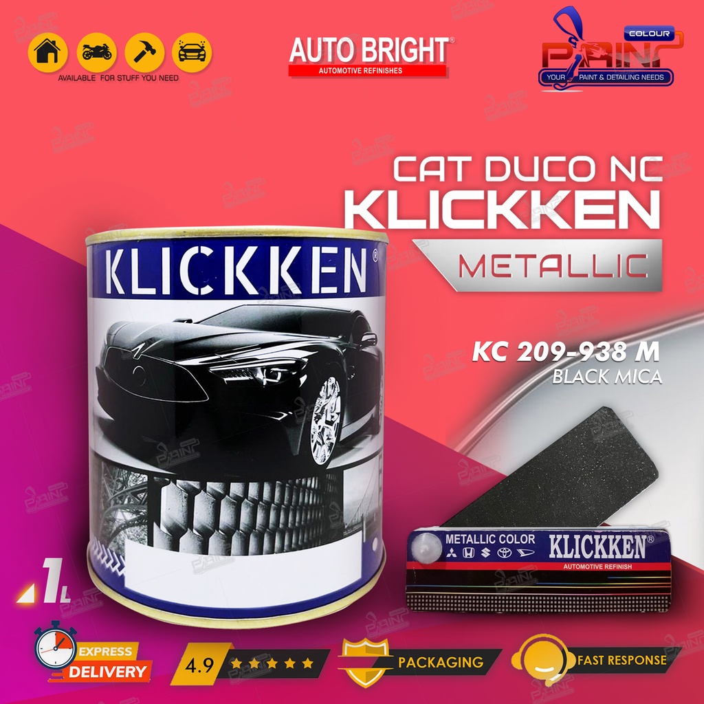 Cat Duco Metallic KLICKKEN METALLIC - KC 209-938M BLACK MICA