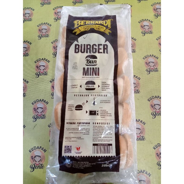 

Roti Burger Mini Bernardi isi 20