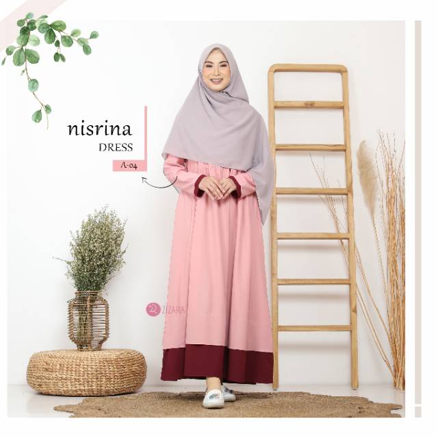 Gamis Nisrina Dress Zizara