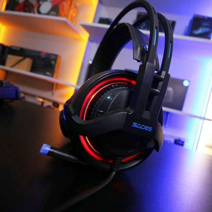 Sades Diablo Realtek Gaming Headset Free Mouse Sades Musket SA-916 RGB