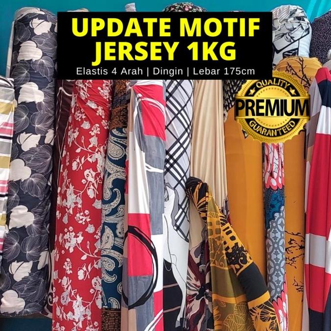 KAIN JERSEY STELLA MOTIF PAKET 1KG PREMIUM UPDATE
