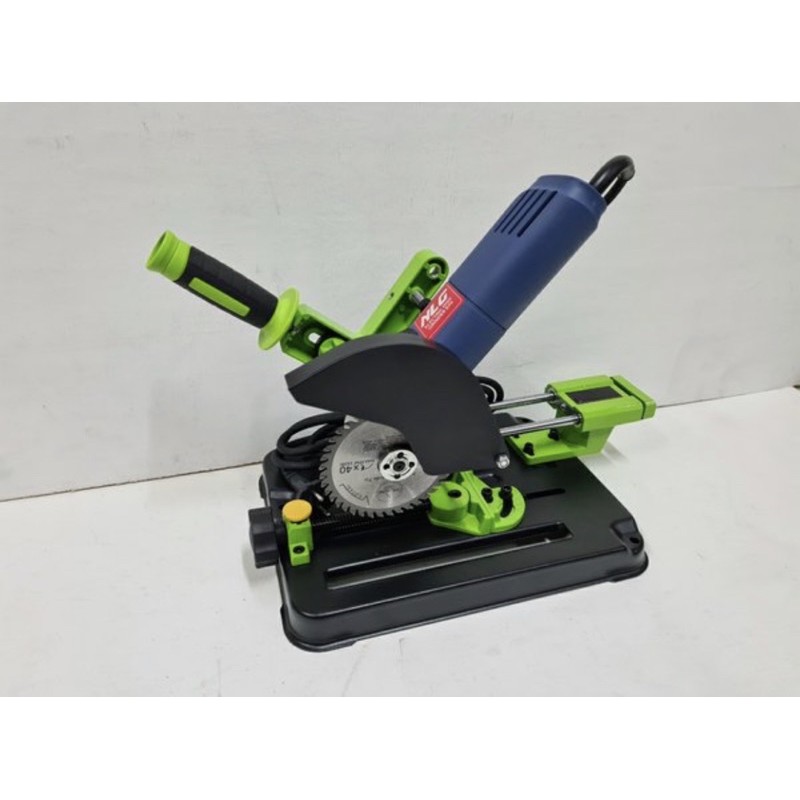 Dudukan dan GURINDA 4in Sliding bisa potong besi dan kayu set Merk NLG