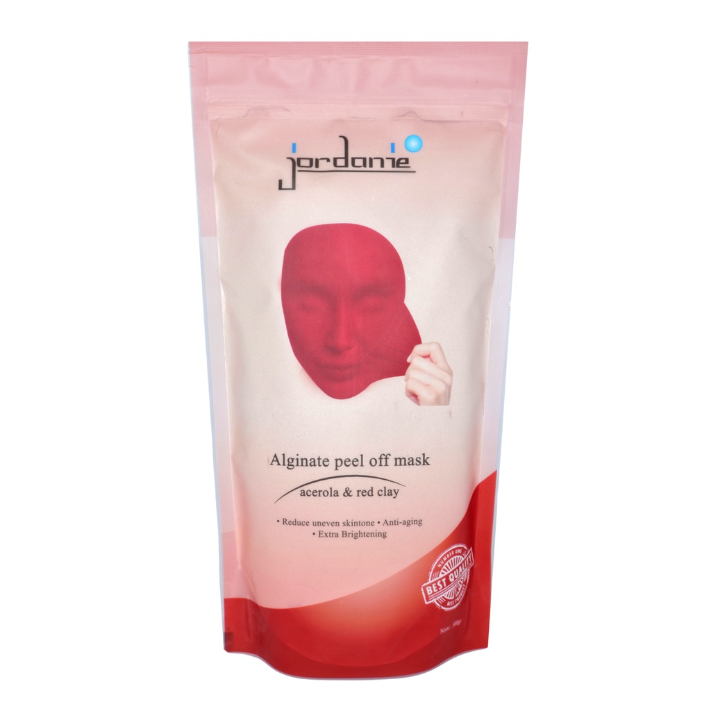 500 Gram Masker Wajah Peel Off Jordanie Klinik Rubber BPOM HALAL