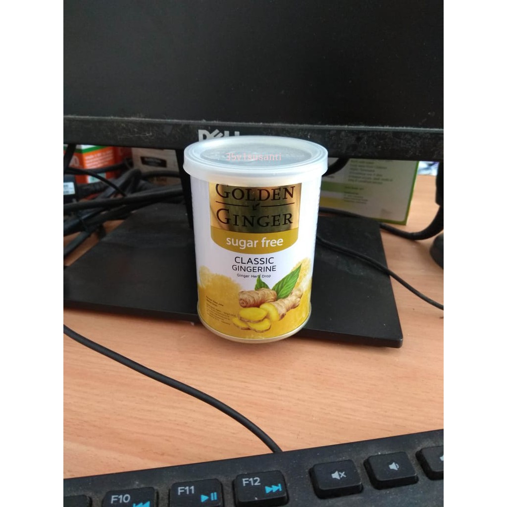 

GOLDEN GINGER SUGAR FREE PERMEN RASA JAHE BEBAS GULA 100 GRAM