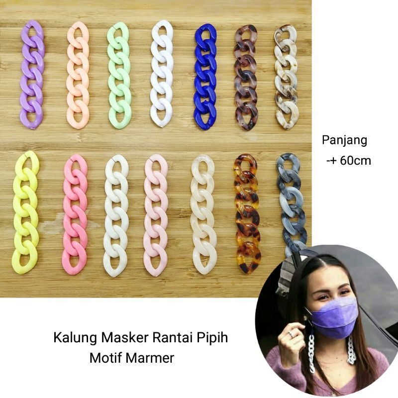 Strap Kalung Masker Artis Ayu ting ting Iavan gunawan Ruben Pengait Masker