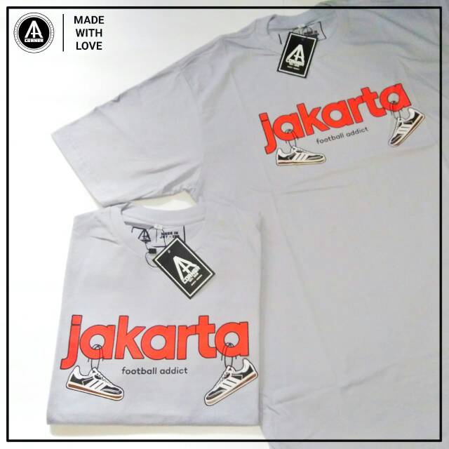 T-shirt Casual "Jakarta Football Addict"