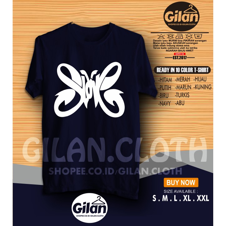  KAOS BAJU BAND SLANK LOGO KAOS MUSIK GILAN CLOTH Shopee 