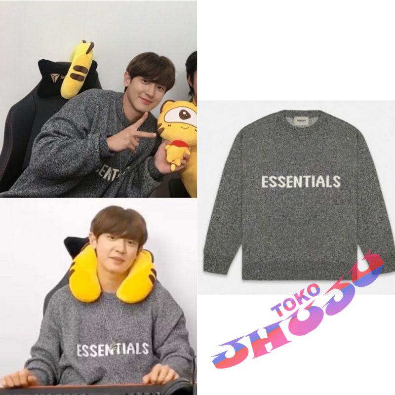 Basuc Seater Exo Chanyeol Style Essential Sablon Depan Besar