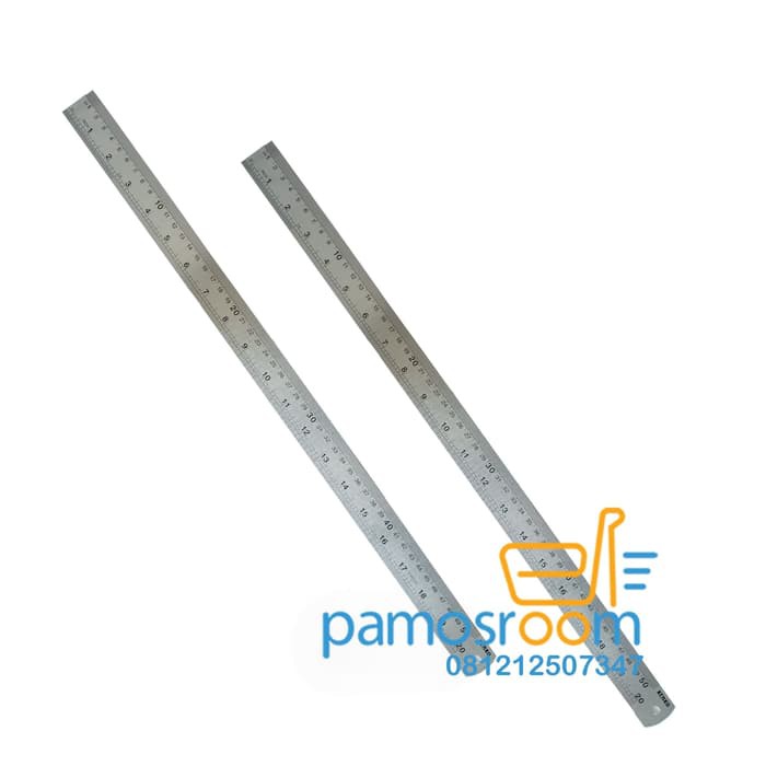 

Terlaris Penggaris Besi 50cm Ruler Stainless 50 Cm Kualitas TOP Keren