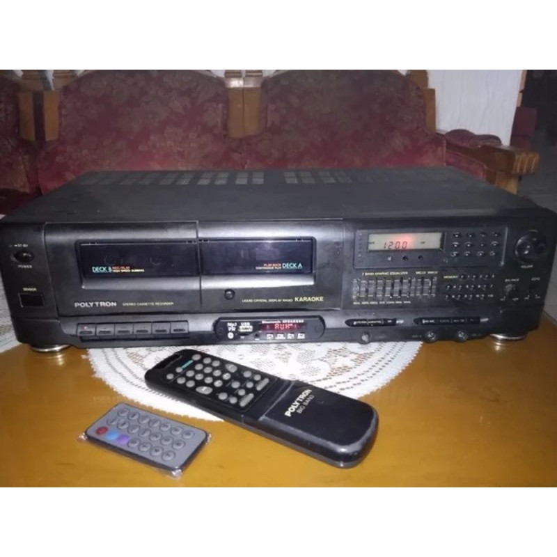 Tape Deck Polytron Big Band BB 532 K modif modul mp3/bluetooth.