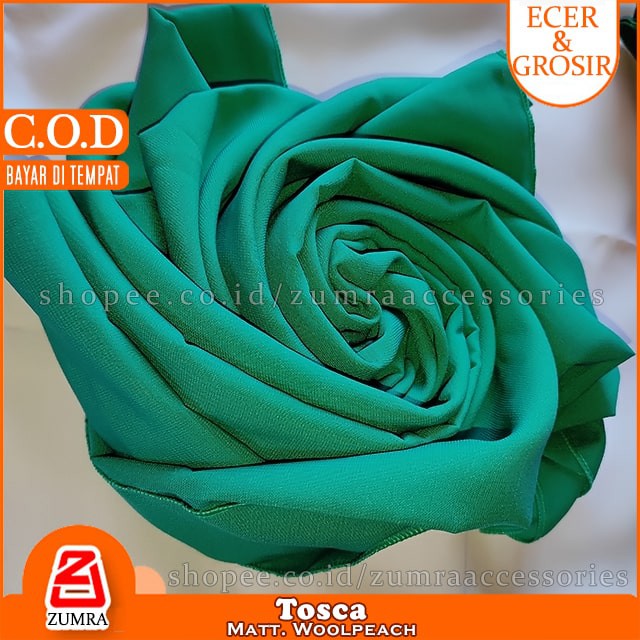 PROMO!!! Jilbab Syari Jumbo Segiempat Woolpeach Square 150 x 150 cm by zumra-Tosca