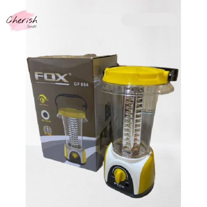 LAMPU LED FOX GF884 EMERGANCY LAMP LAMPU DARURAT RECHARGABLE