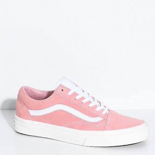 vans old skool pink suede