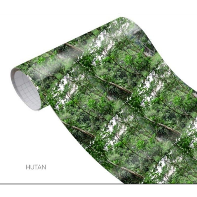 Stiker Camoflase Camo Natural jati senapan angin