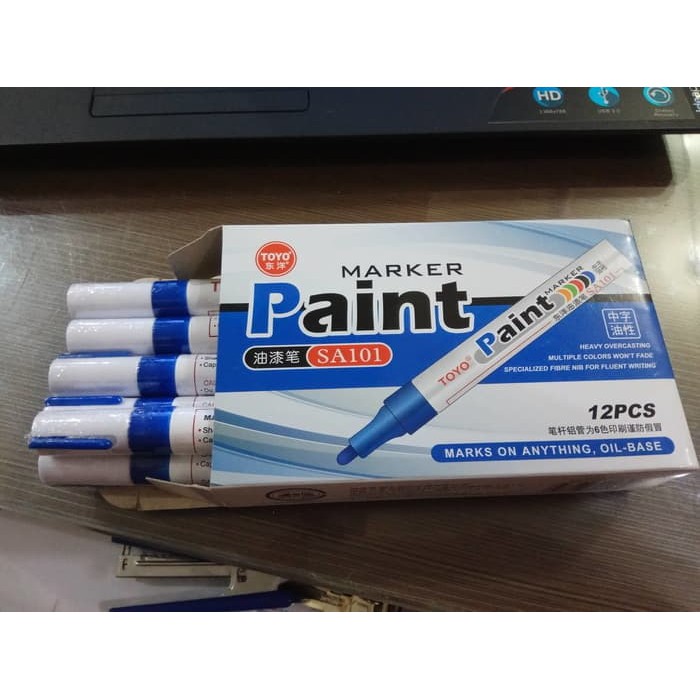 

$$HARGA MURAH$%$$ SPIDOL BAN BIRU / TOYO PAINT MARKER BIRU ORIGINAL