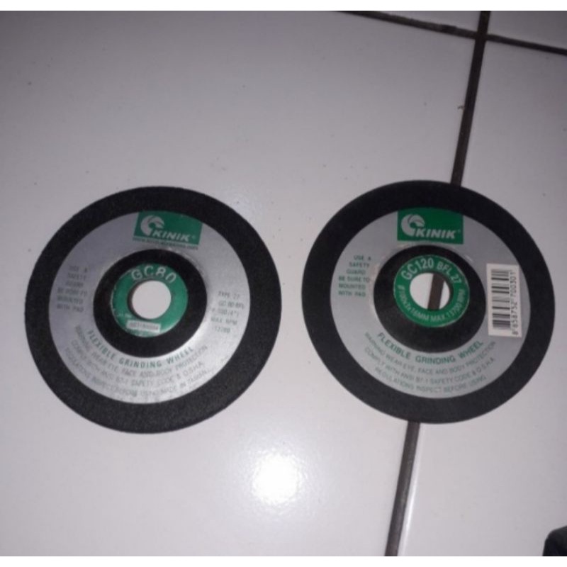 KINIK (4 inch /GC 120) batu gerinda flexible poles kaca keramik granit