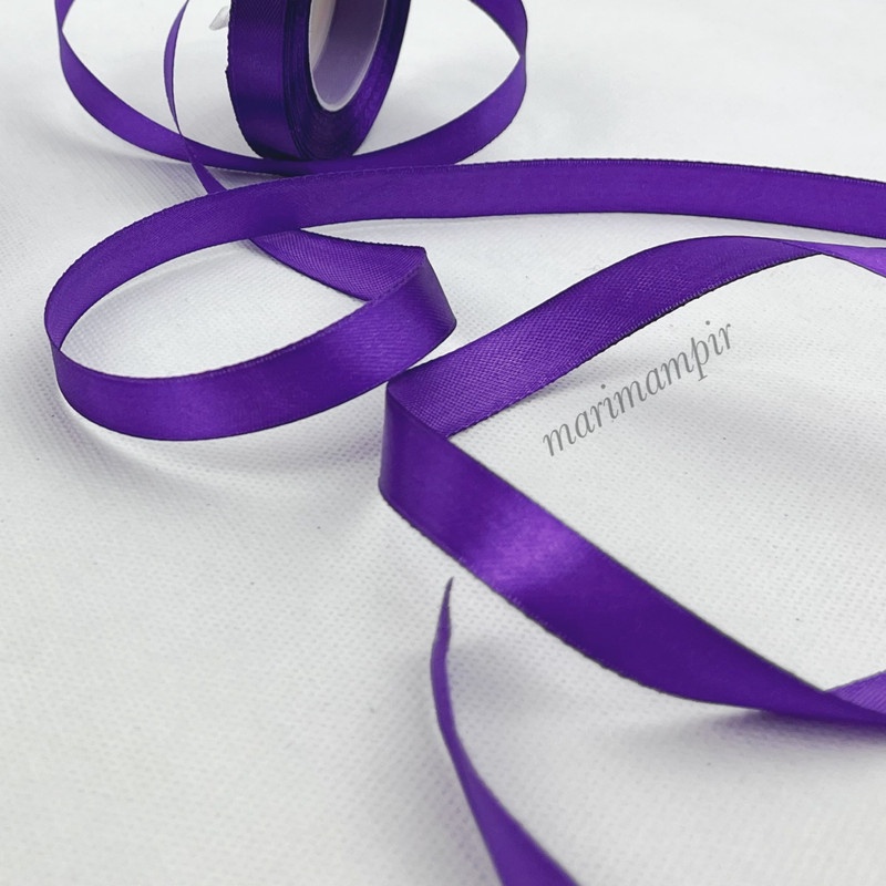 

PITA SATIN KAIN 1/2 INCI 12 MM WARNA PURPLE #035