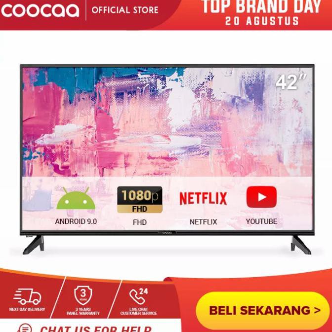TV LED COOCAA 42S3G ANDROID 9.0 TV FHD 42 INCH |Televisi