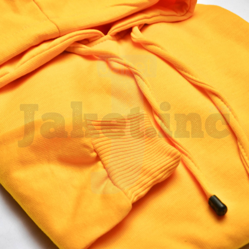 Hoodie Polos Sweater Polos Kuning Pria Wanita Size M L XL XXL Murah